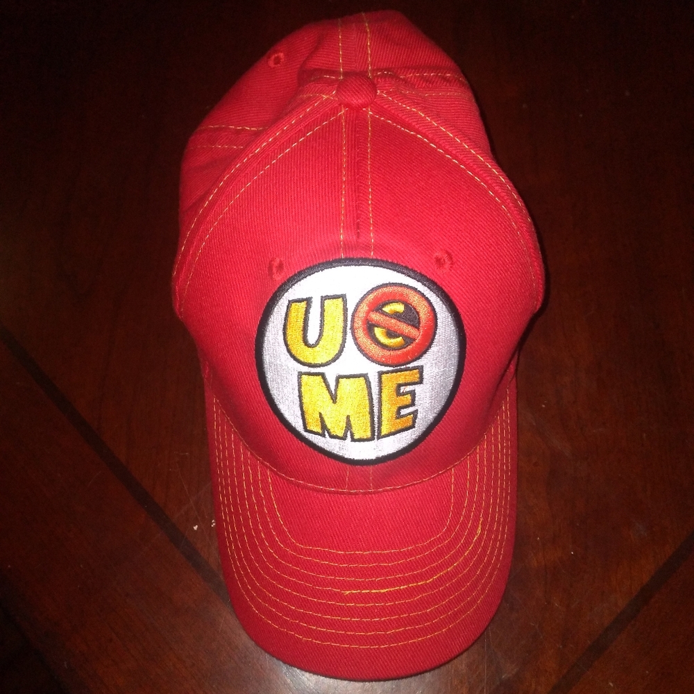 WWE Red U Can't See Me Hat